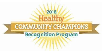 2018 Healthy Community Champions Recognition Program