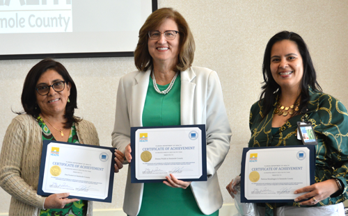 Patricia Mondragon, Ana Scuteri, and Donna Walsh