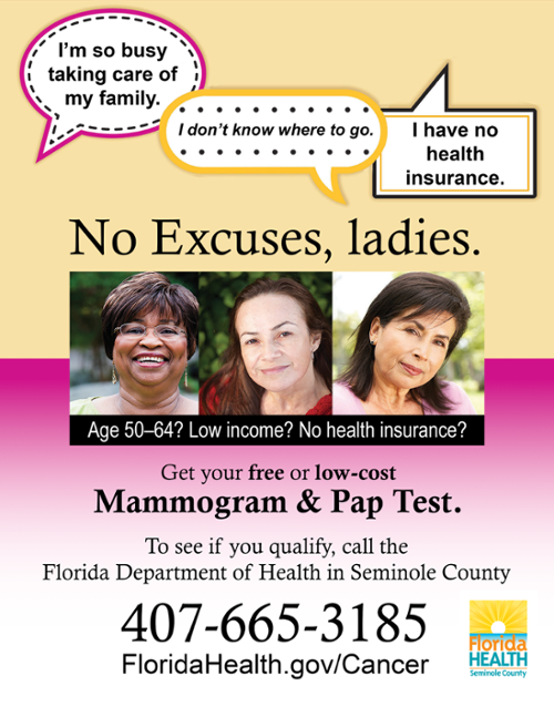 Free Mammogram Flyer. Download the flyer to view transcript.